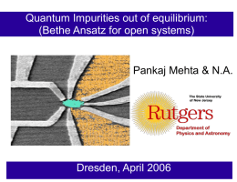Non-equilibrium dynamics of quantum impurities
