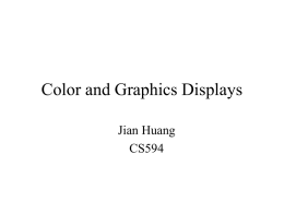 Color Models and Graphics Displays