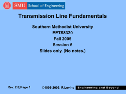 Transmission lines () - Lyle School of Engineering