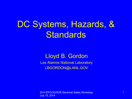 2014_DC_Electrical_Safety_Standards