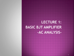 lecture 2:bjt small