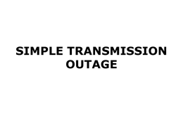 12B. Simple Transmission Outage
