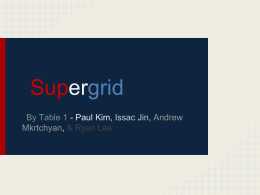 Supergrid