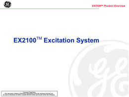 EX2100   Product Overview