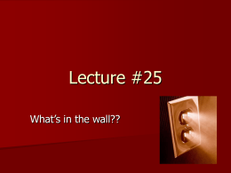 Lecture #25 - UCF Physics