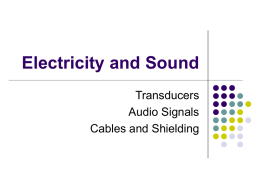 Electricity and Sound
