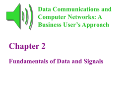 Data Communications and Computer Networks Chapter 2