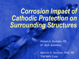 Corrosion Impact of Cathodic Protection on