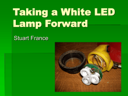 Stuart France LED Lamp