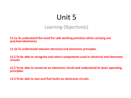 A powerpoint for testing and fault finding a 555