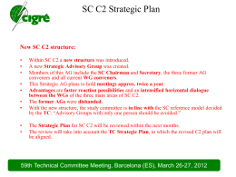 Highlights & main technical directions of SC 00