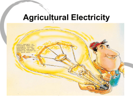Agricultural Electricity