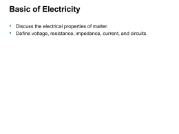 Module 03 Basic Electricity Presentation
