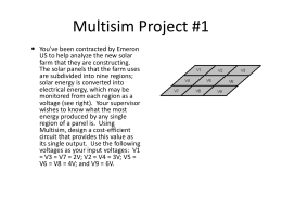 Multisim Project #1