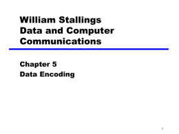 William Stallings Data and Computer