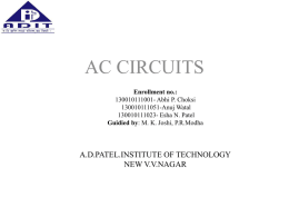 AC Circuits - GTU e