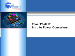 Power PSoC 101