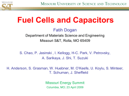 Fuel Cells and Capacitors
