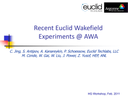 Report on recent dielectric wakefield experiments: tunable and