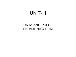 pulse communication