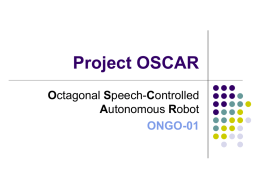 Project OSCAR - ECpE Senior Design