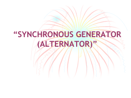 Synchronous Generator