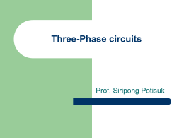 Three-Phase circuits