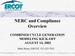 NERC and Compliance Overview