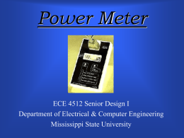 Power Meter - Courses - Mississippi State University