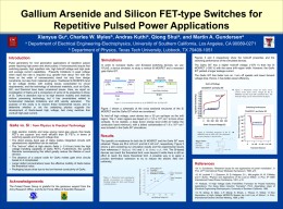 Gallium Arsenide and Silicon FET-type Switches for Repetitive
