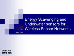 Energy Scavenging for Wireless Sensor Networks