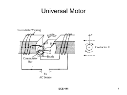 Universal Motor