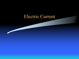 electric current ppt