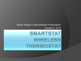 Smartstat wireless thermostat