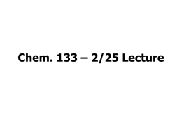 2/25 Lecture Notes