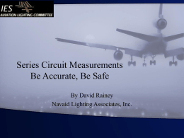 Series Circuit Measurements Be Accurate, Be Safe