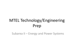 MTEL Technology/Engineering Prep