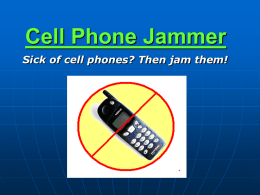 Cell Phone Jammer - 123SeminarsOnly.com