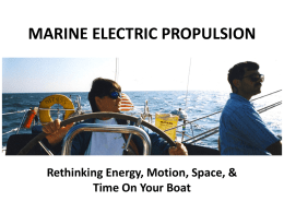 marine electric propulsion