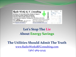 The Utilities Should Stop The Lies