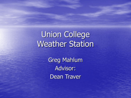 Union College Weather Station