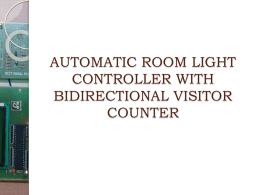 automatic room light controller with bidirectional