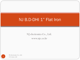 NJ B.D-DHI 1* Flat Iron