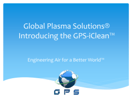 GPS-iClean Powerpoint in PPT