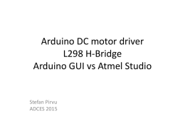 Arduino Motor Drive Introx