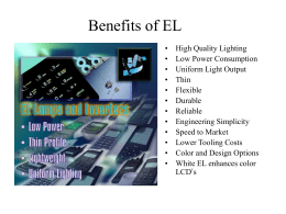 Benefits of EL