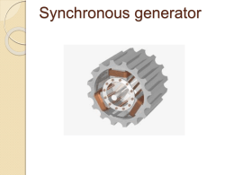 SYNCHRONOUS GENERATOR CONSTRUCTION