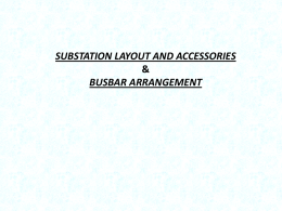 CLASSIFICATION OF SUBSTATIONS