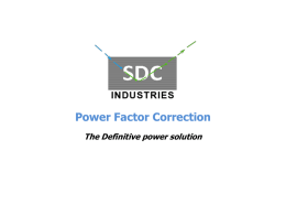 Presentation 1 - SDC Industries