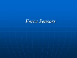 Force, Torque and Tactile Sensors